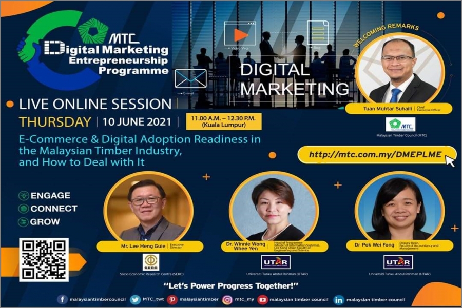 MTC: &quot;E-Commerce &amp; Digital Adoption Readiness in the Malaysian Timber Industry, and How to Deal with It&quot;