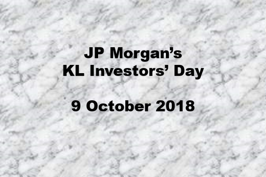 JP Morgan’s KL Investors’ Day